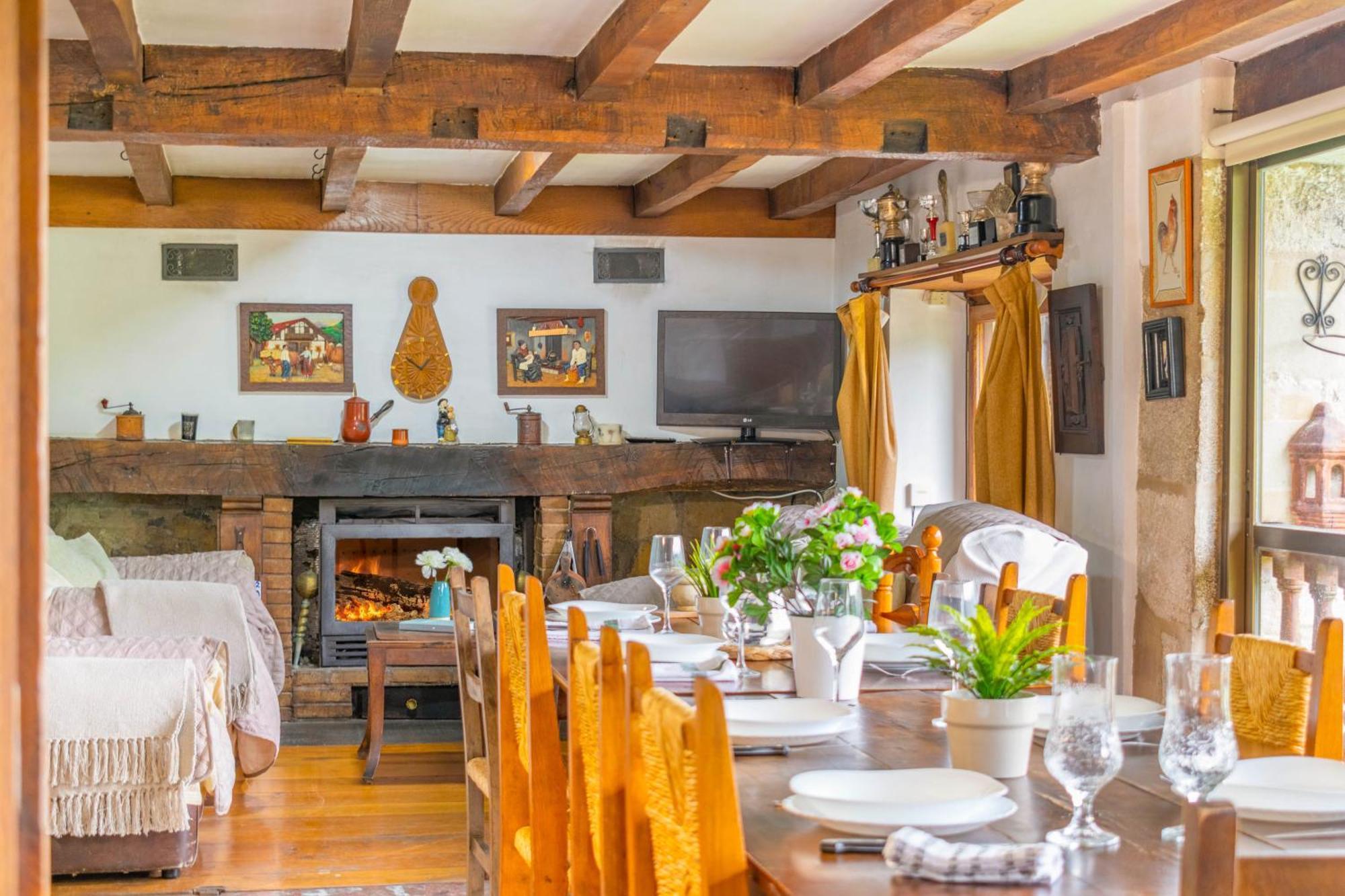 Casa Rural Arotzenia, Hogar Rustico En Pleno Valle De La Ulzama Lizaso Zewnętrze zdjęcie